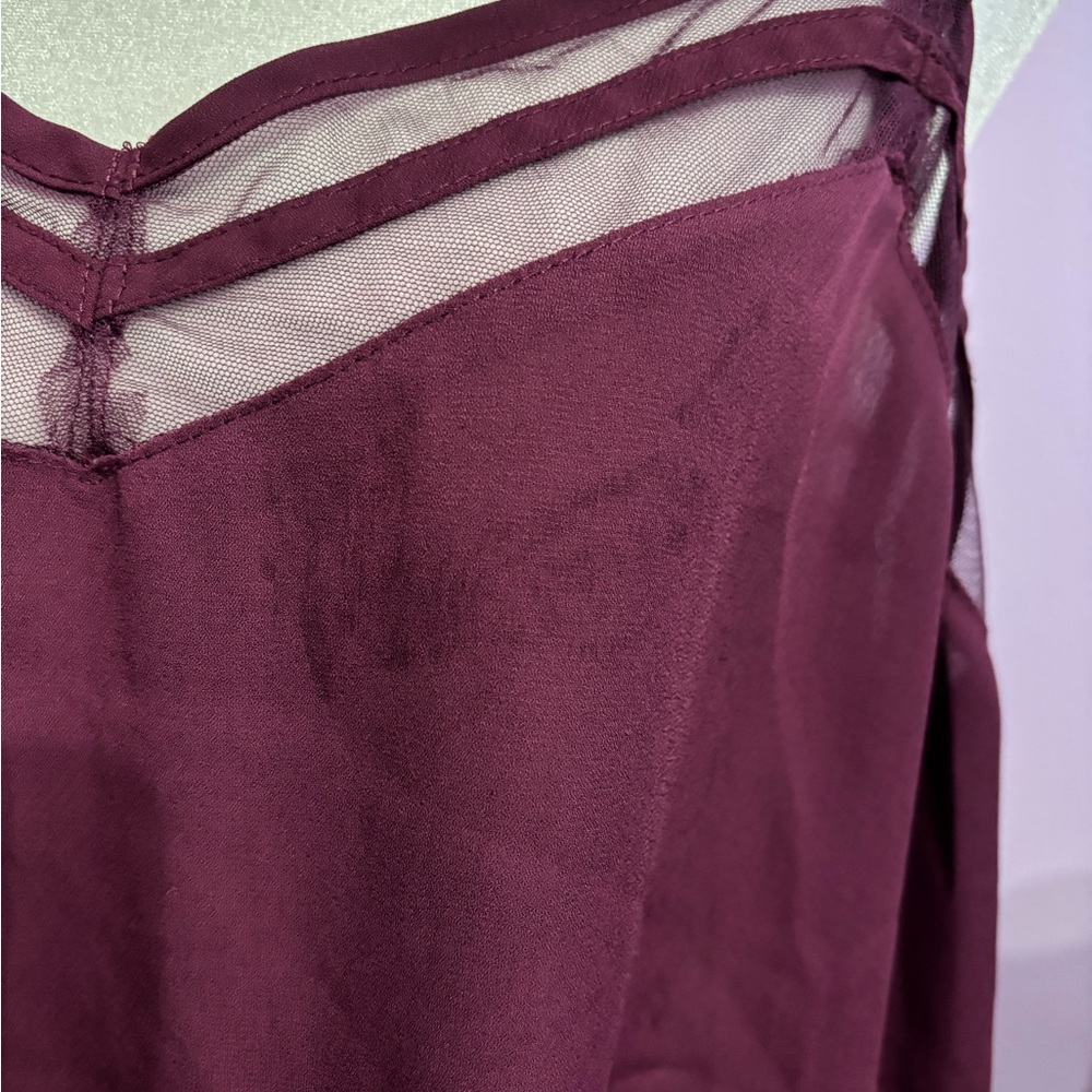 Torrid Purple Flowy Tank Top - Picture 2 of 6